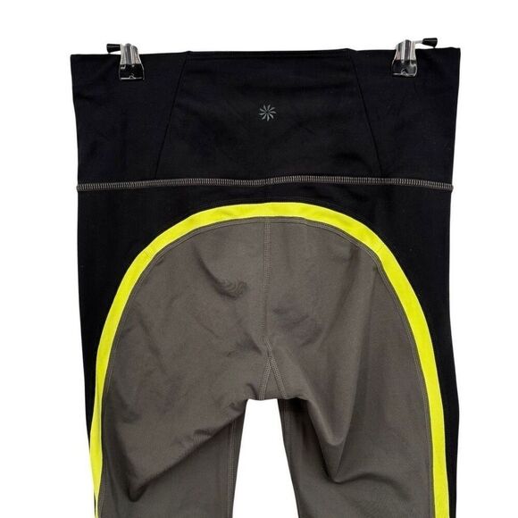 Athleta Spar Colorblock 7/8 Tight Leggings Gray & Black Small Tall - Picture 5 of 10